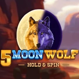 5 Moon Wolf logo by Apparat Gaming at Slotmonkey Casino