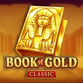 Book of Gold Classic slot visual from Playson available on slot-monkey-casino.com