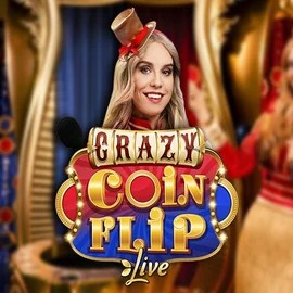 Crazy Coin Flip by Evolution, showcased at slot-monkey-casino.com – game logo