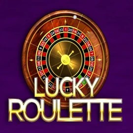 Lucky Roulette online game logo by Belatra Games on slot-monkey-casino.com