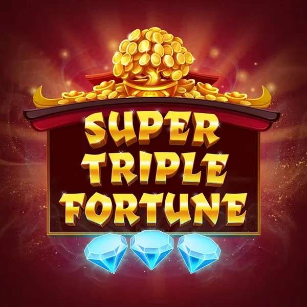 Super Triple Fortune slot visual from Greentube available on slot-monkey-casino.com